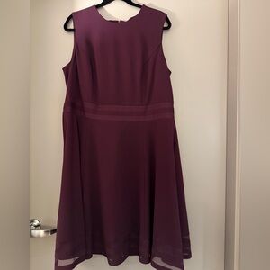 Calvin Klein Purple Sleeveless Dress